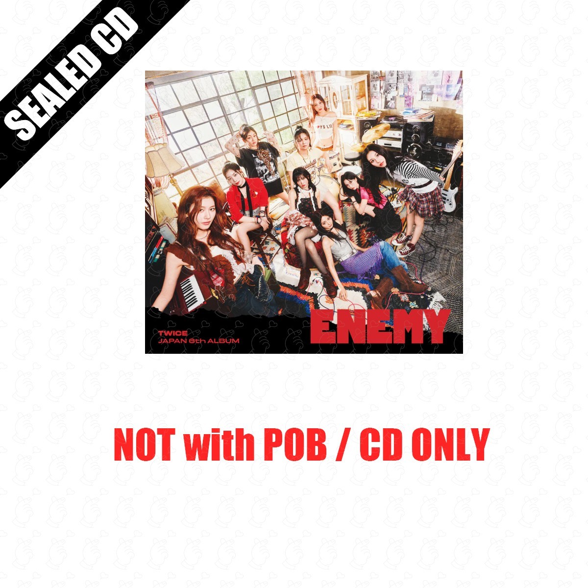 TWICE JAPAN ALBUM ENEMY ALL TYPE SEALED CD ONCE JAPAN SOLO CD JYP