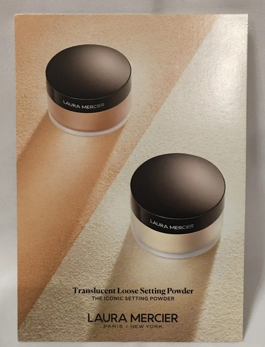 Laura Mercier TRANSLUCENT Loose Setting Powder Matte Sample Card