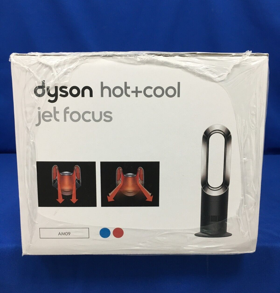 Dyson AM09 Hot+Cool Jet Focus Fan Heater - Black/Nickel - NEW | eBay