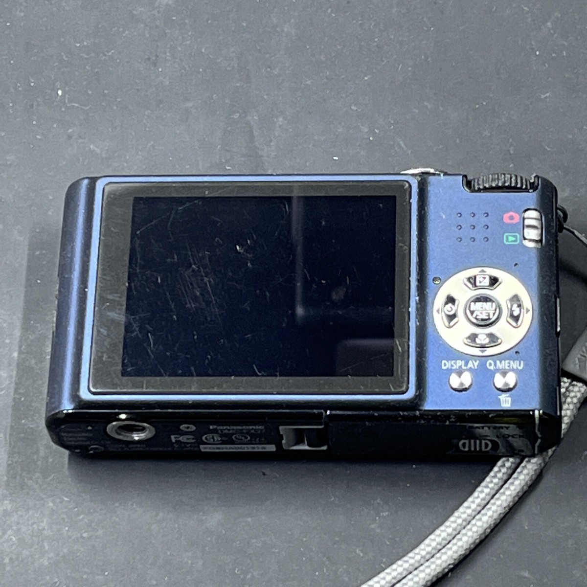 Panasonic LUMIX DMC-FX37 Leica NAVY BLUE-10 MP-Digital Camera-SD