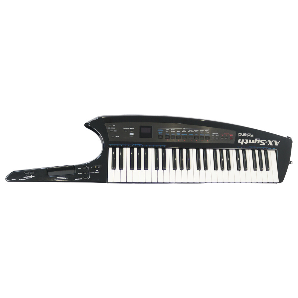 USED) Roland AX-Synth 49-Key Shoulder Keyboard Black/White