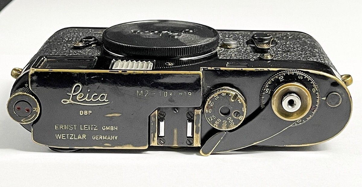Leica M2 Black Paint Film Camera with Leicavit MP Rapid Winder | eBay