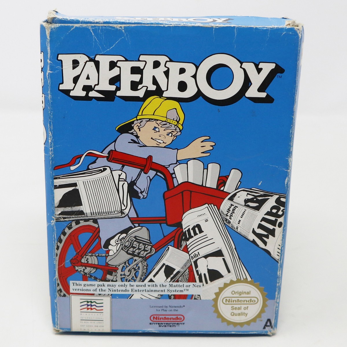 VINTAGE 1988 80s NINTENDO ENTERTAINMENT SYSTEM NES PAPER BOY