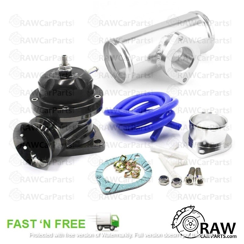 BLACK Greddy Style Type RS BOV Blow Off Dump Valve & 2.5