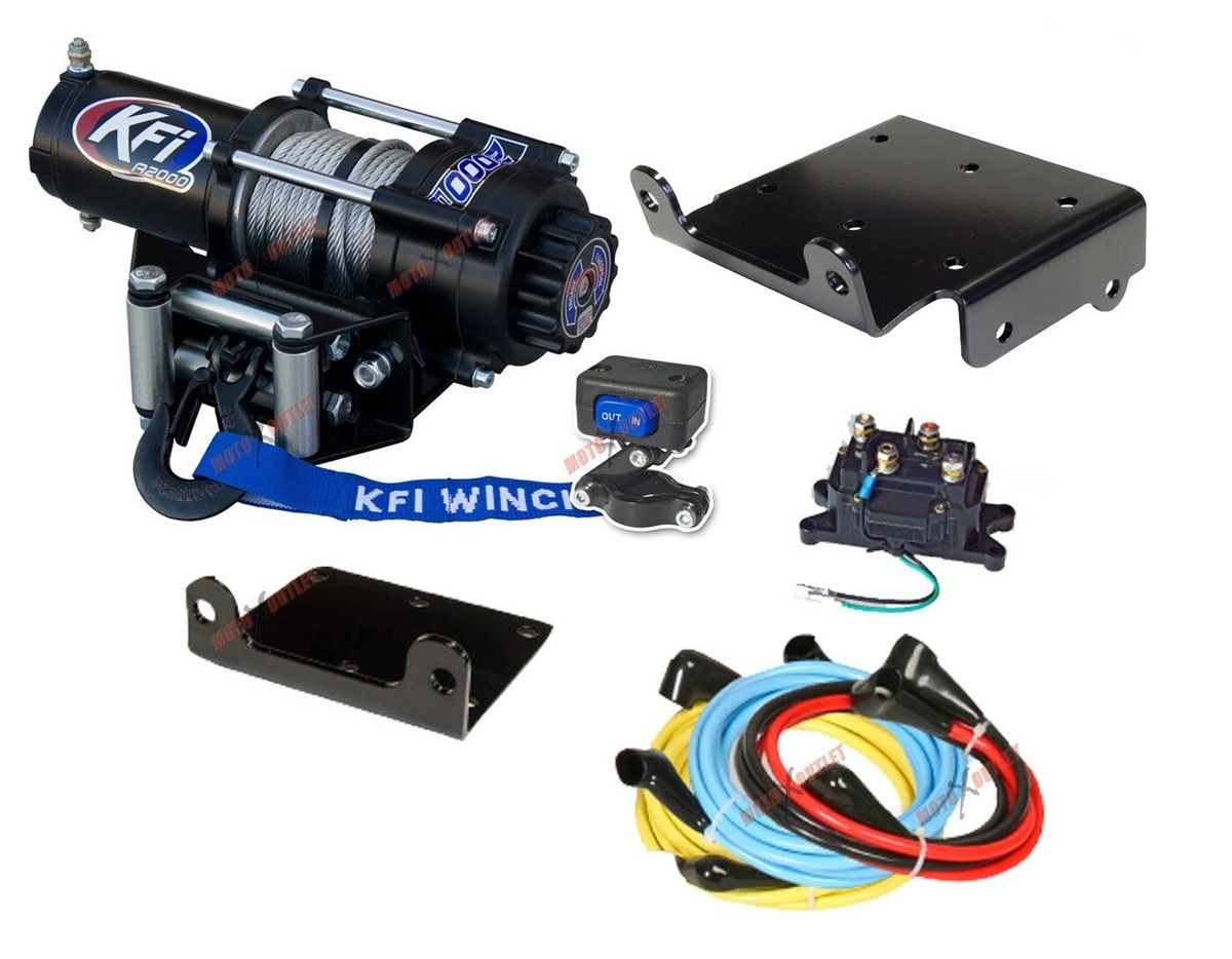 2008-2024 Suzuki 750 King Quad KFI Winch and Mount Plate Kit