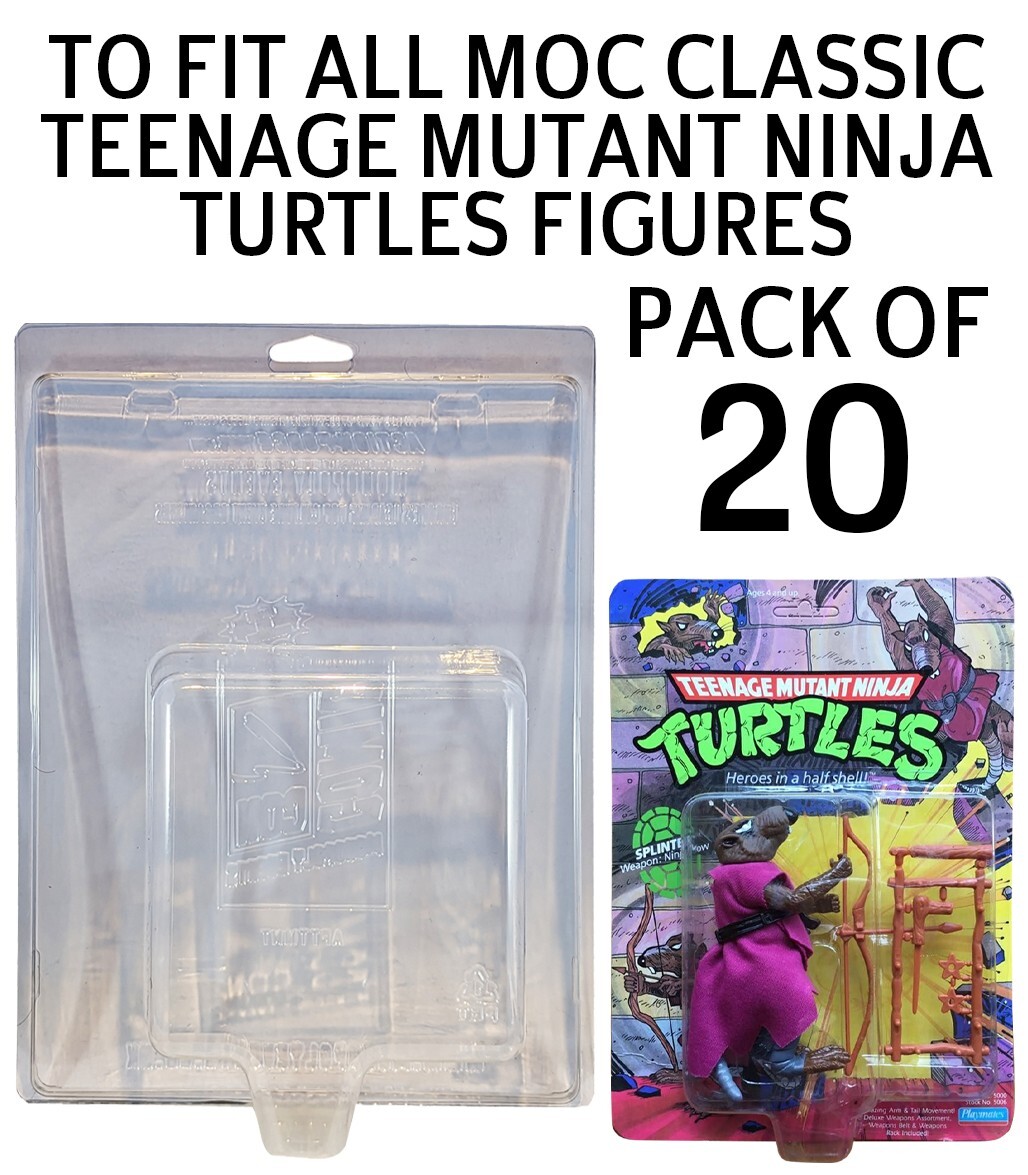 Special Edition 20 Pack of Protective Cases For MOC 88-90 TMNT
