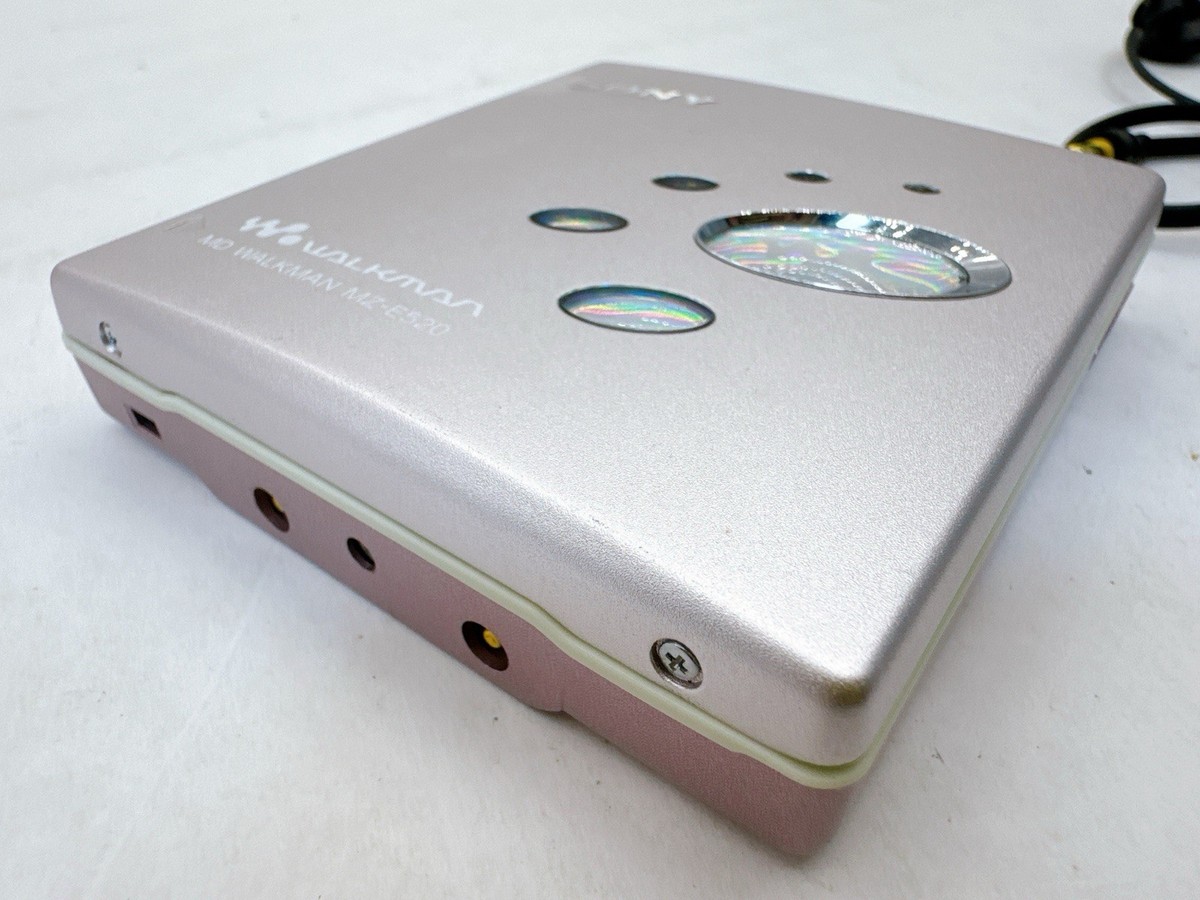Sony MZ-E520 MD Walkman MiniDisc Portable Player Pink MDLP Tested