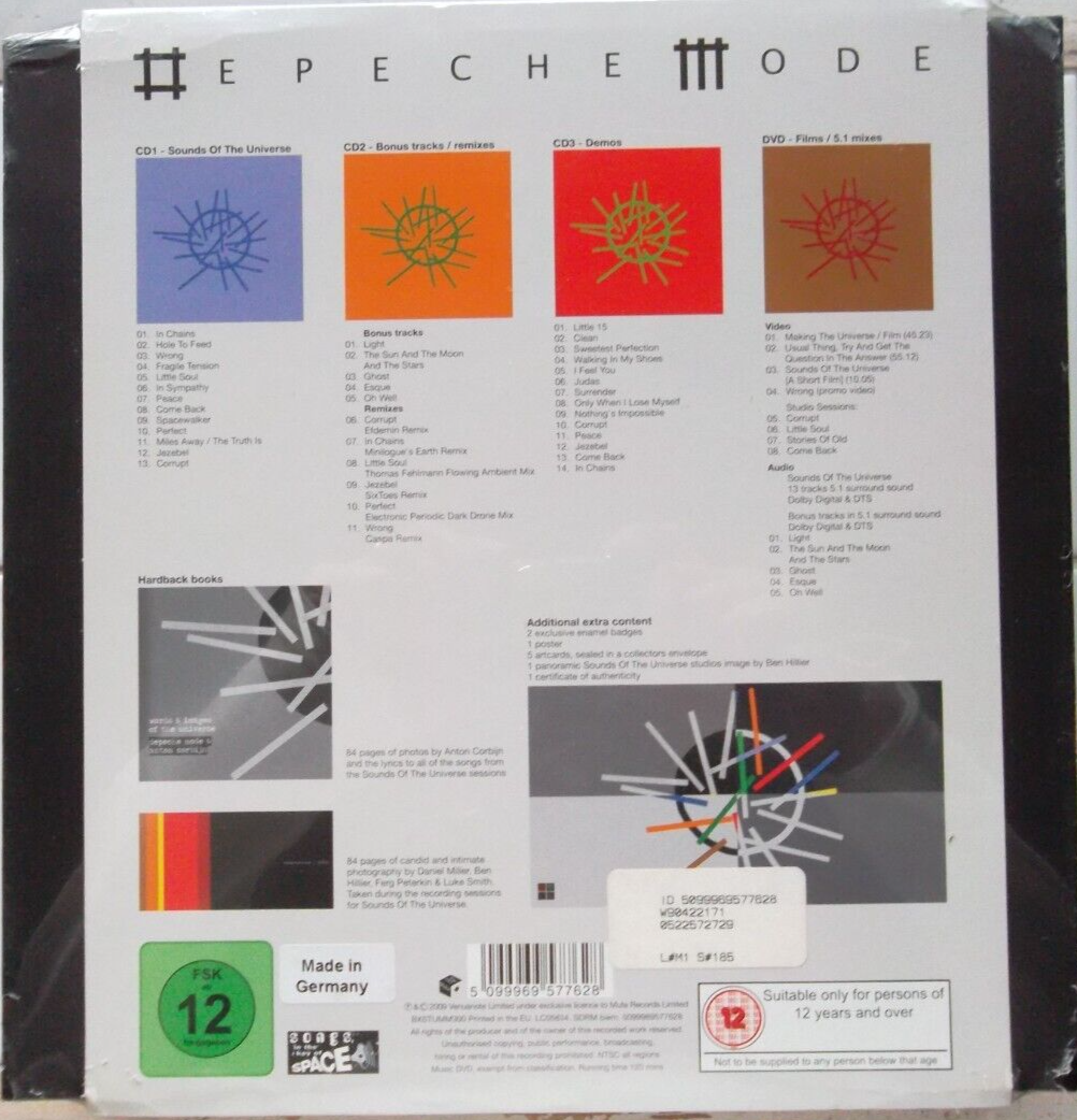 Sounds of the Universe (Deluxe Edition) by Depeche Mode (3CD/DVD