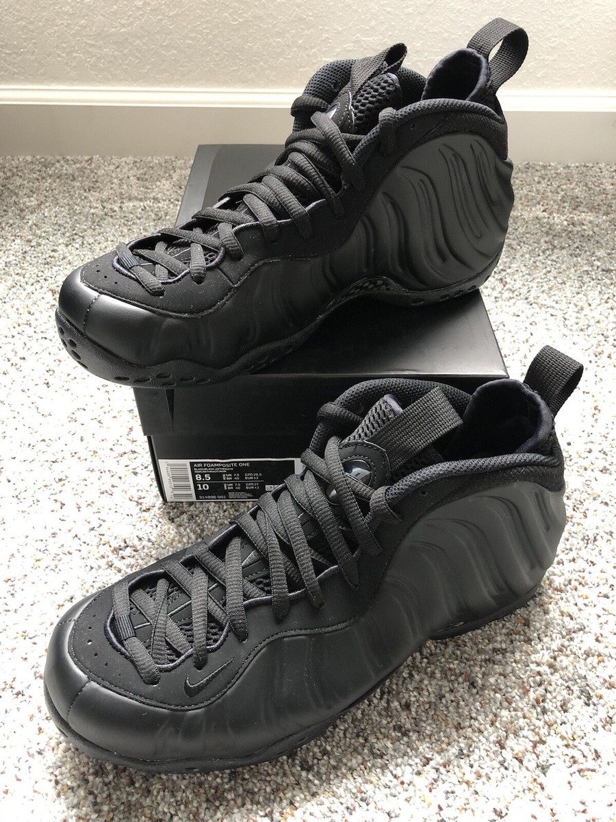 Size 8.5 - Nike Air Foamposite One Black Anthracite 2020. 314996
