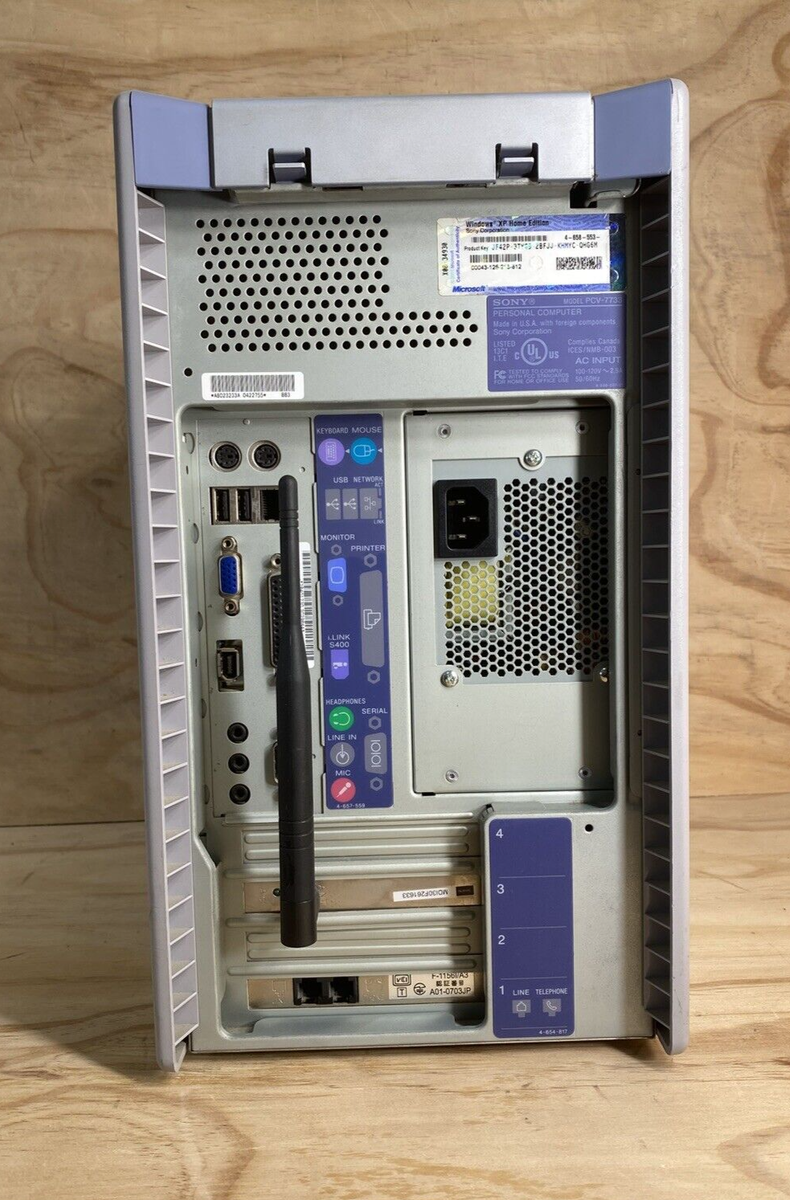 VINTAGE Sony VAIO PCV-RX540 Windows XP /Celeron 1200/512 MB RAM/60