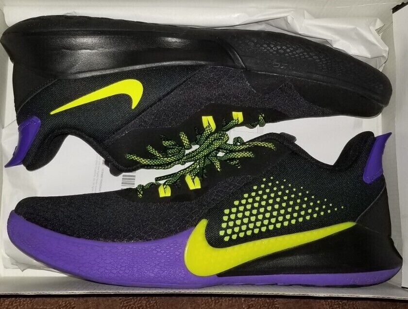 Nike Kobe Mamba Fury Joker Black/Purple Venom Lakers NEW Mens 6