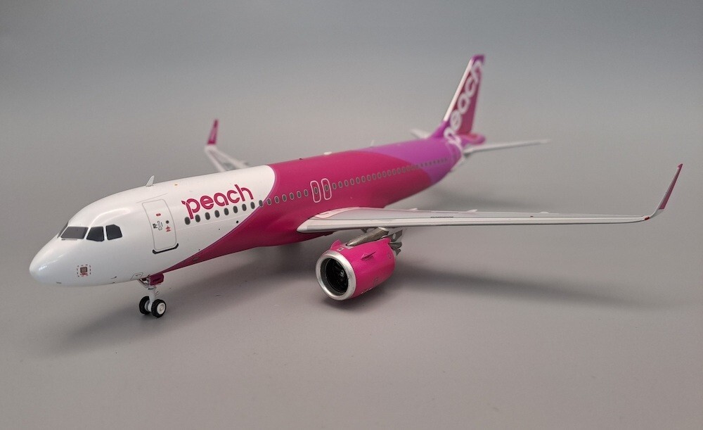 航空機・ヘリコプター Jfox 1/200 Peach Aviation A320neo JA206P JFOX