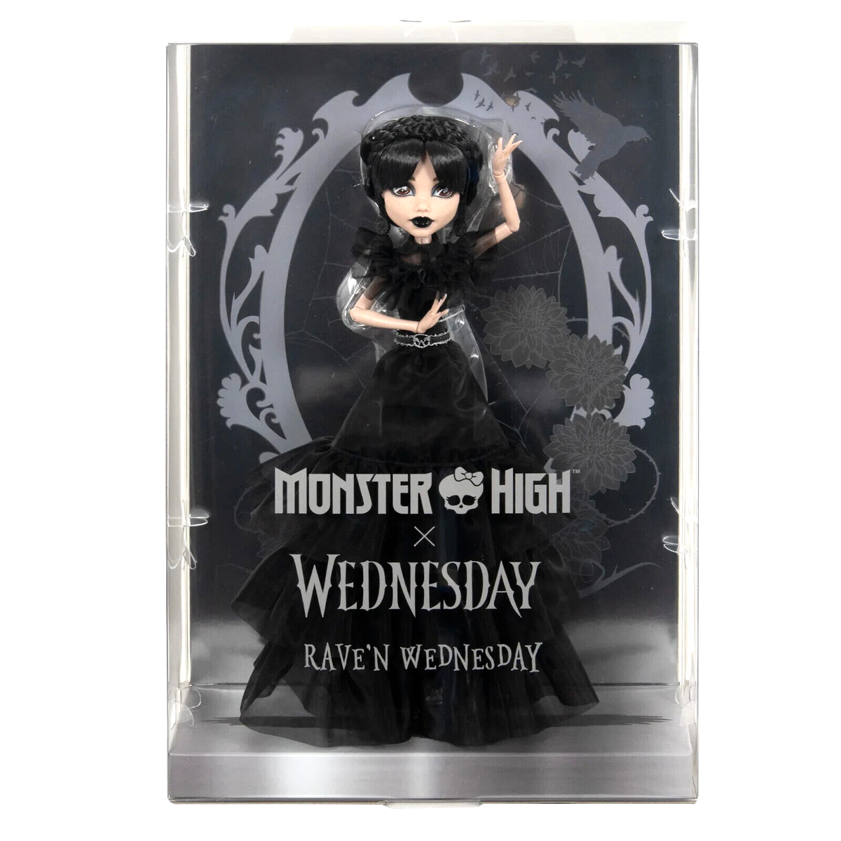 WEDNESDAY MONSTER HIGH RAVE N DANCE TV DOLL NEW SEALED w/COA GEM