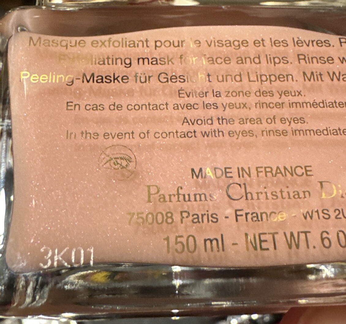 Dior Prestige LE SUCRE DE GOMMAGE Exfoliating Polishing Scrub Mask