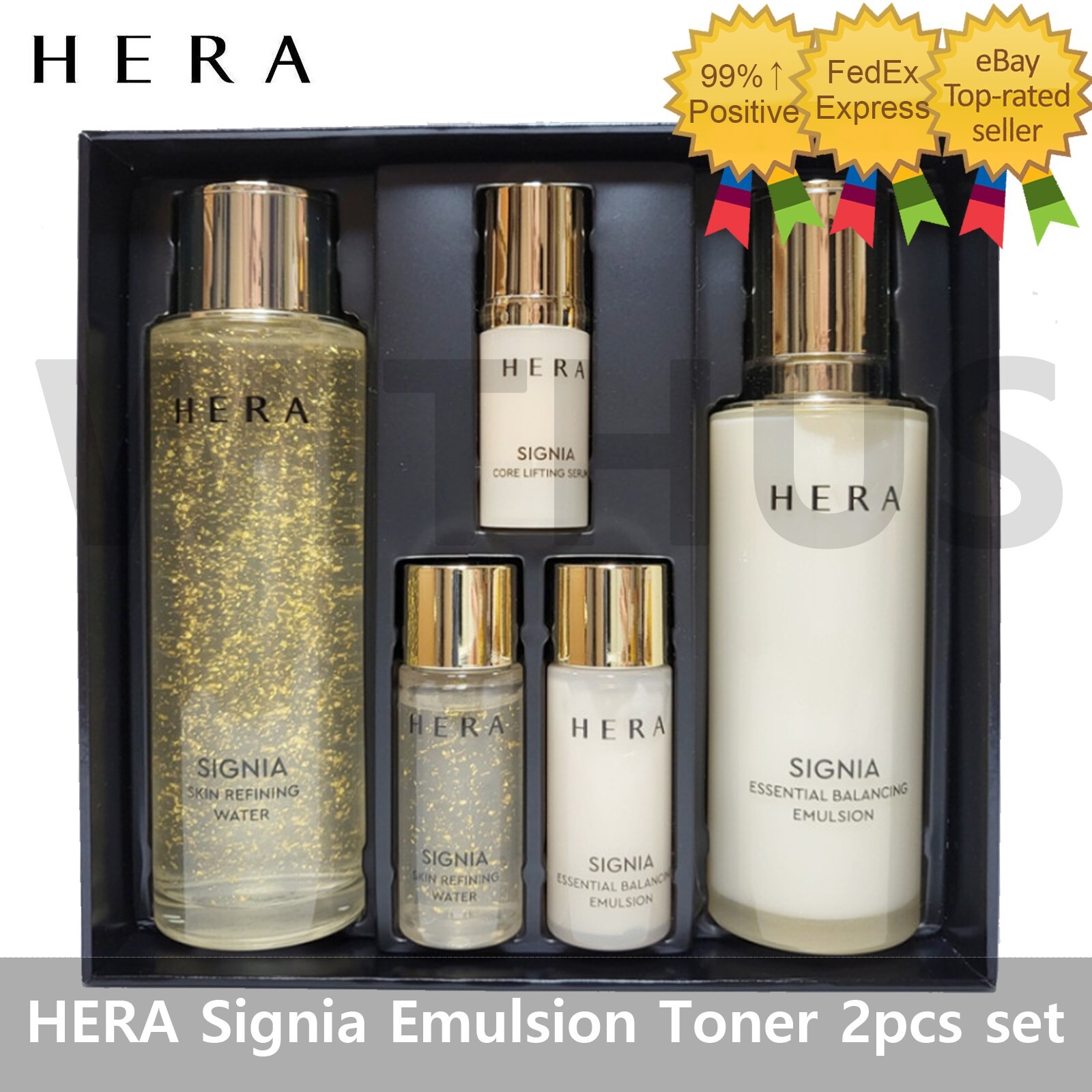 Hera Signia Special Emulsion Toner 2pcs skincare Gift Set 시그니아