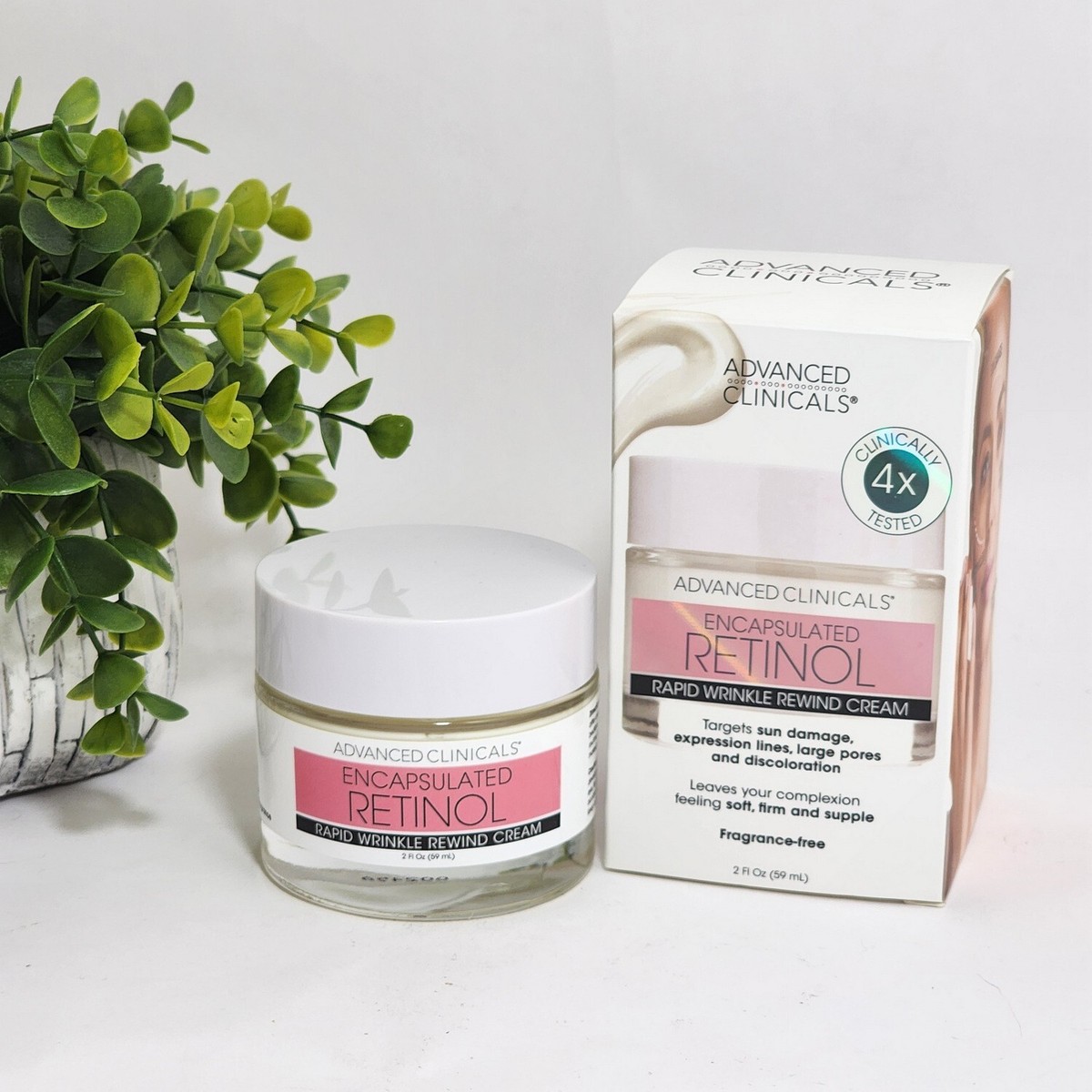 Advanced Clinicals Encapsulated Retinol Rapid Wrinkle Face Cream 2