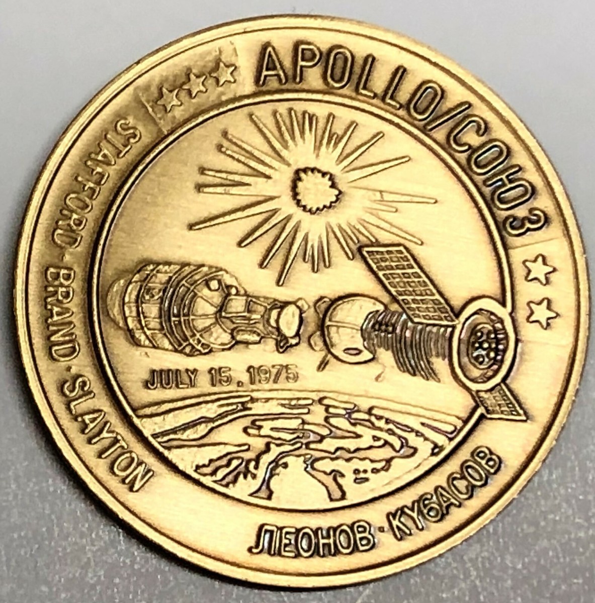 N325 NASA SPACE COIN / MEDAL, APOLLO - COHO3 LINK TOGETHER | eBay