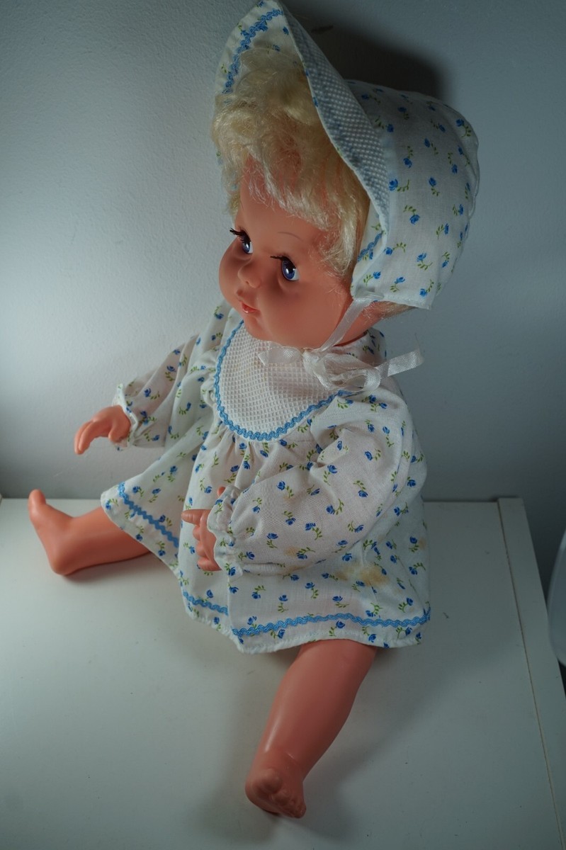PALITOY Genuine Vintage 1970 1980 Tiny Tears Baby Doll 16 inch