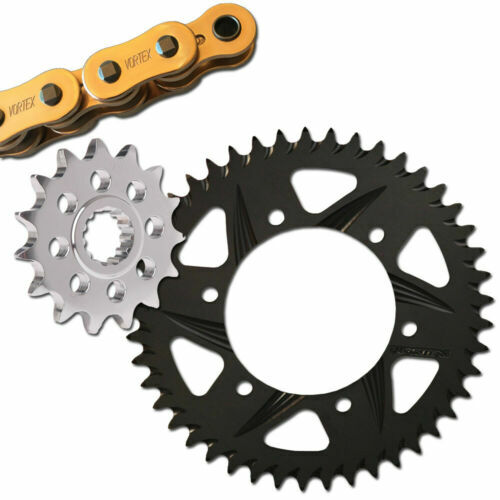Vortex Kawasaki ZX6R / RR 2005-2006 V3 2.0 Gold Chain Sprocket Kit
