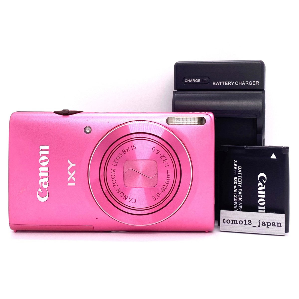 Canon IXY 110F Pink PowerShot ELPH 130 IS IXUS 140 16.0MP 8x zoom
