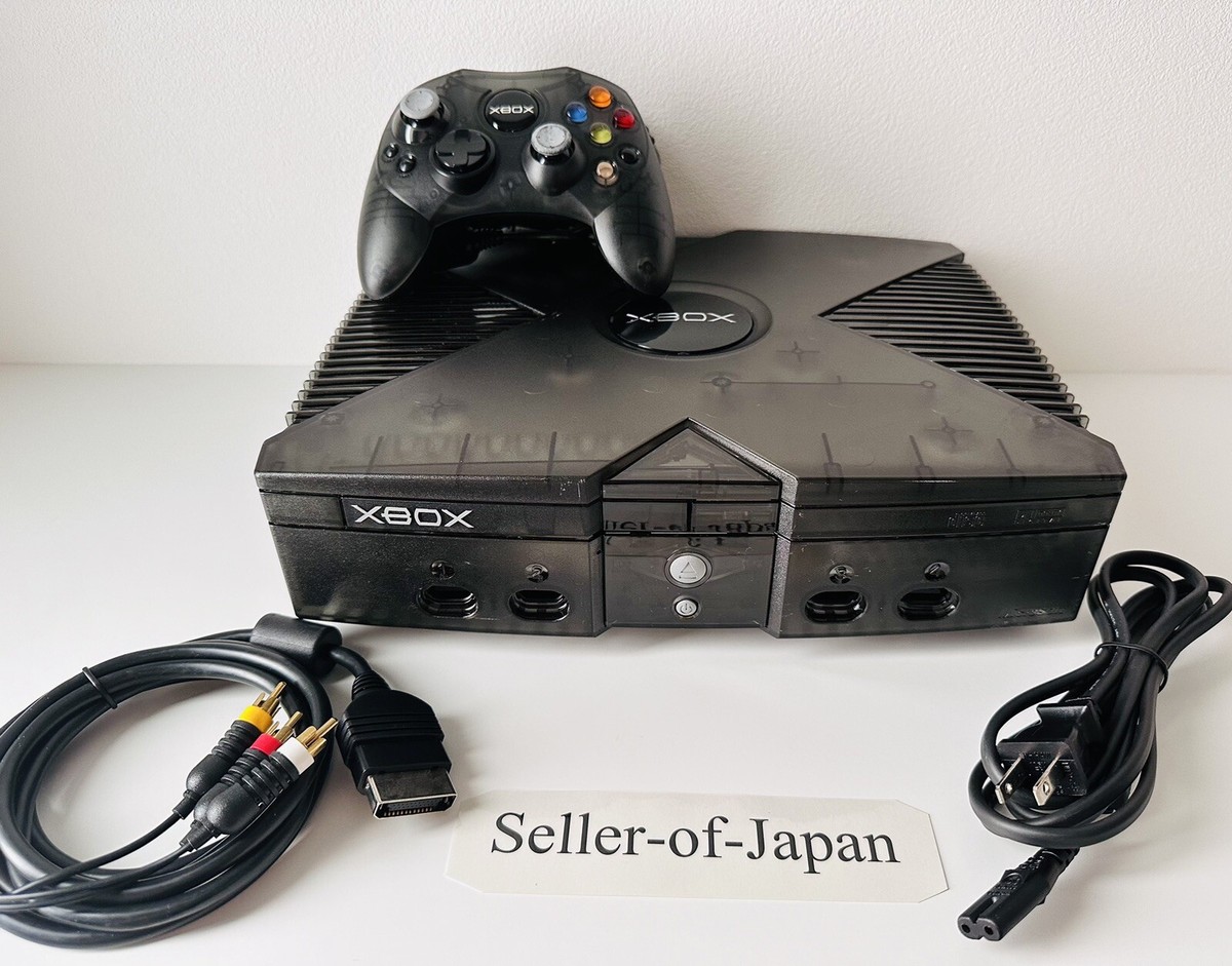 Microsoft Xbox special edition Clear Skeleton Black JAPAN Limited