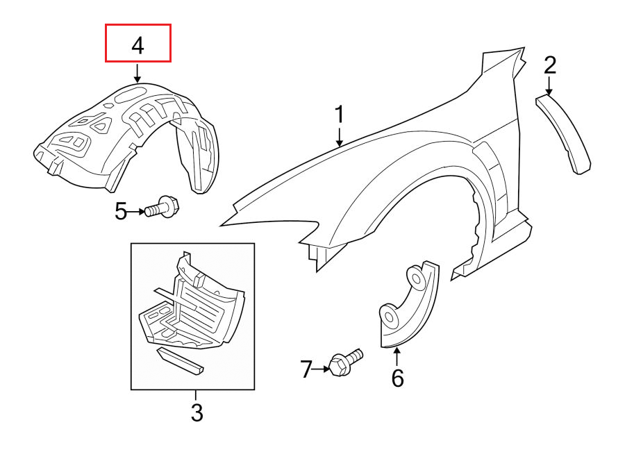 Genuine Mazda RX-8 Splash Shield (Left) F151-56-14YB (2004 - 2008