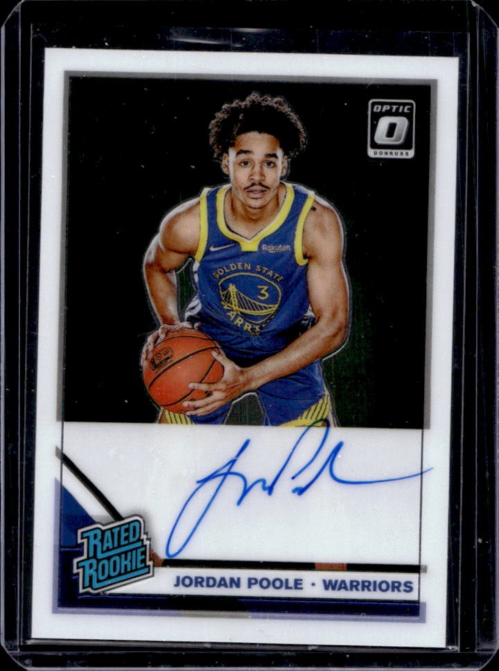 2019 donruss optic jordan poole Auto サイン 2019 donruss optic
