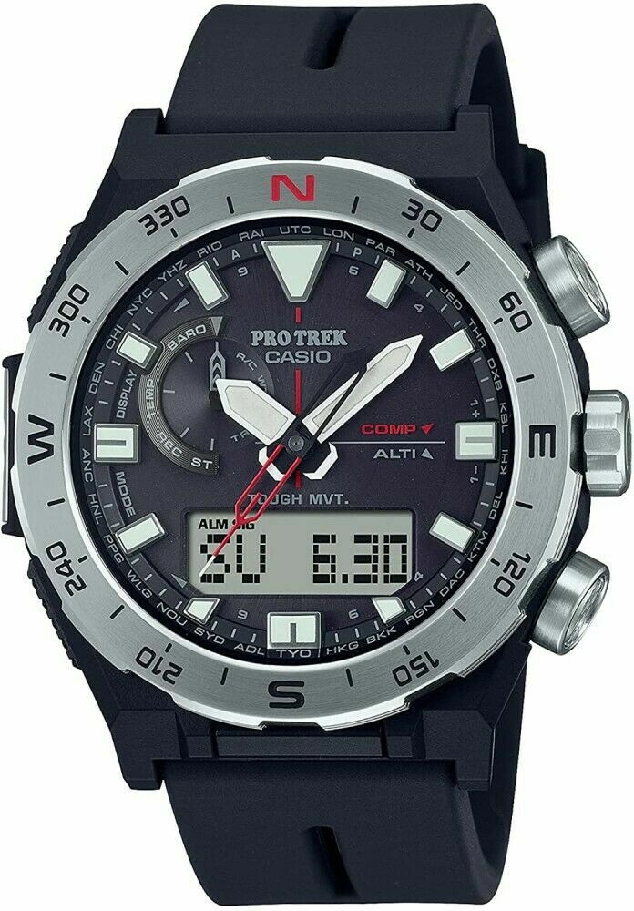 CASIO Watch PROTREK Climber Line Compass Radio Solar PRW-6800-1JF
