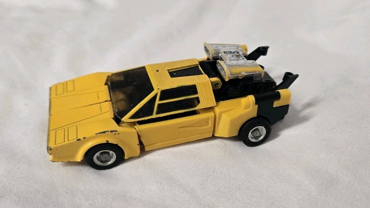 Vintage Transformers Sunstreaker Lamborghini Yellow 1980s | eBay