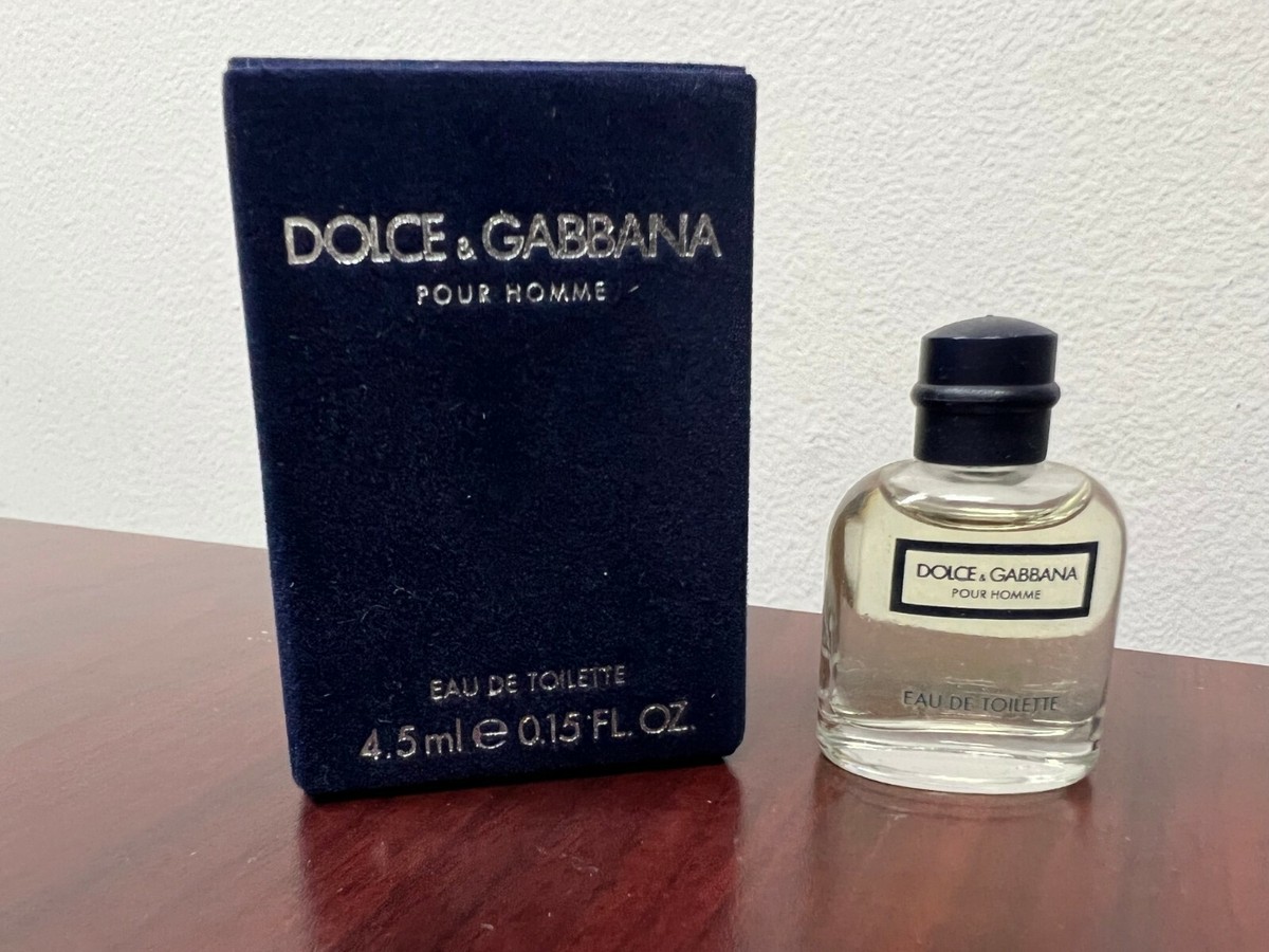 ORIGINAL* DOLCE GABBANA POUR HOMME 0.15 FL oz / 4.5 ML EDT