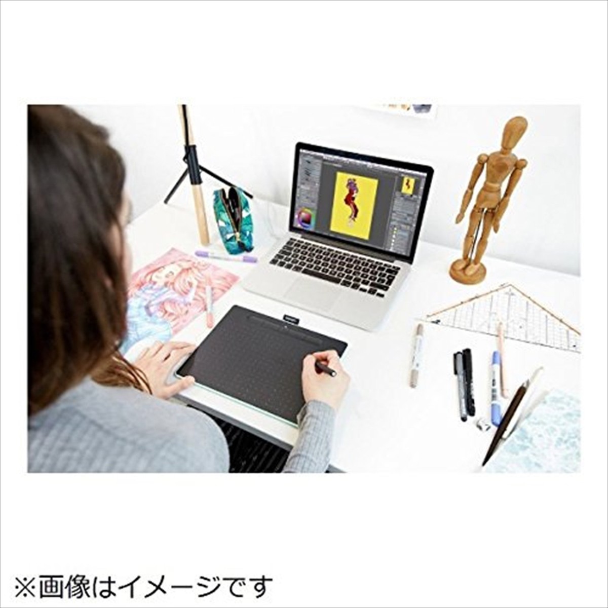 Wacom Intuos Medium Wireless CTL-6100WL/K0 Black 2018 Model Pen