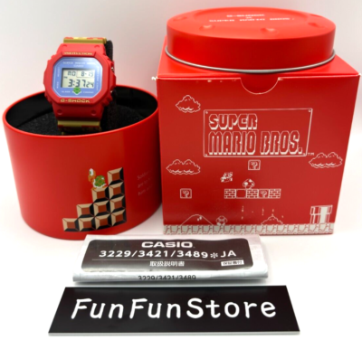 CASIO G Shock DW5600SMB4 Super Mario Brothers Collab Watch Japan