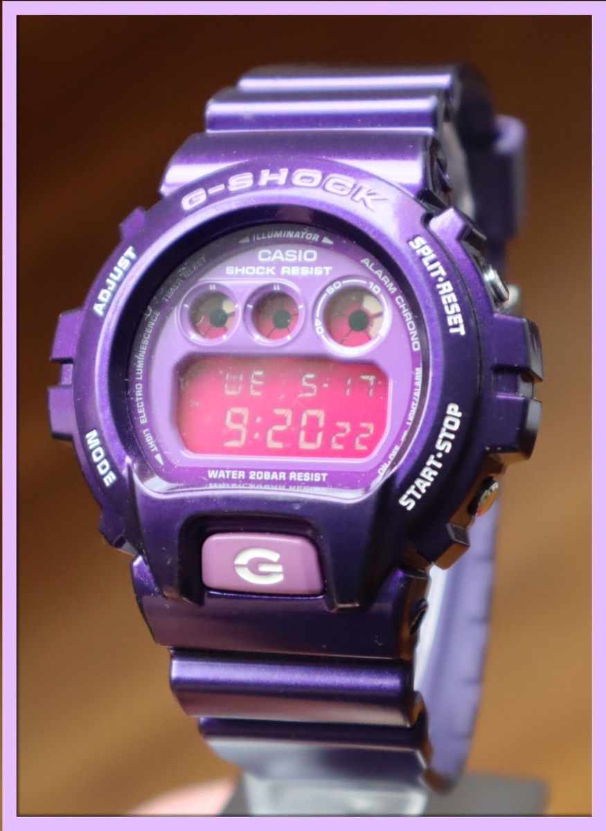 美品】G-SHOCK DW6900 ホワイト×ブラック×パープル 楽天市場】CASIO