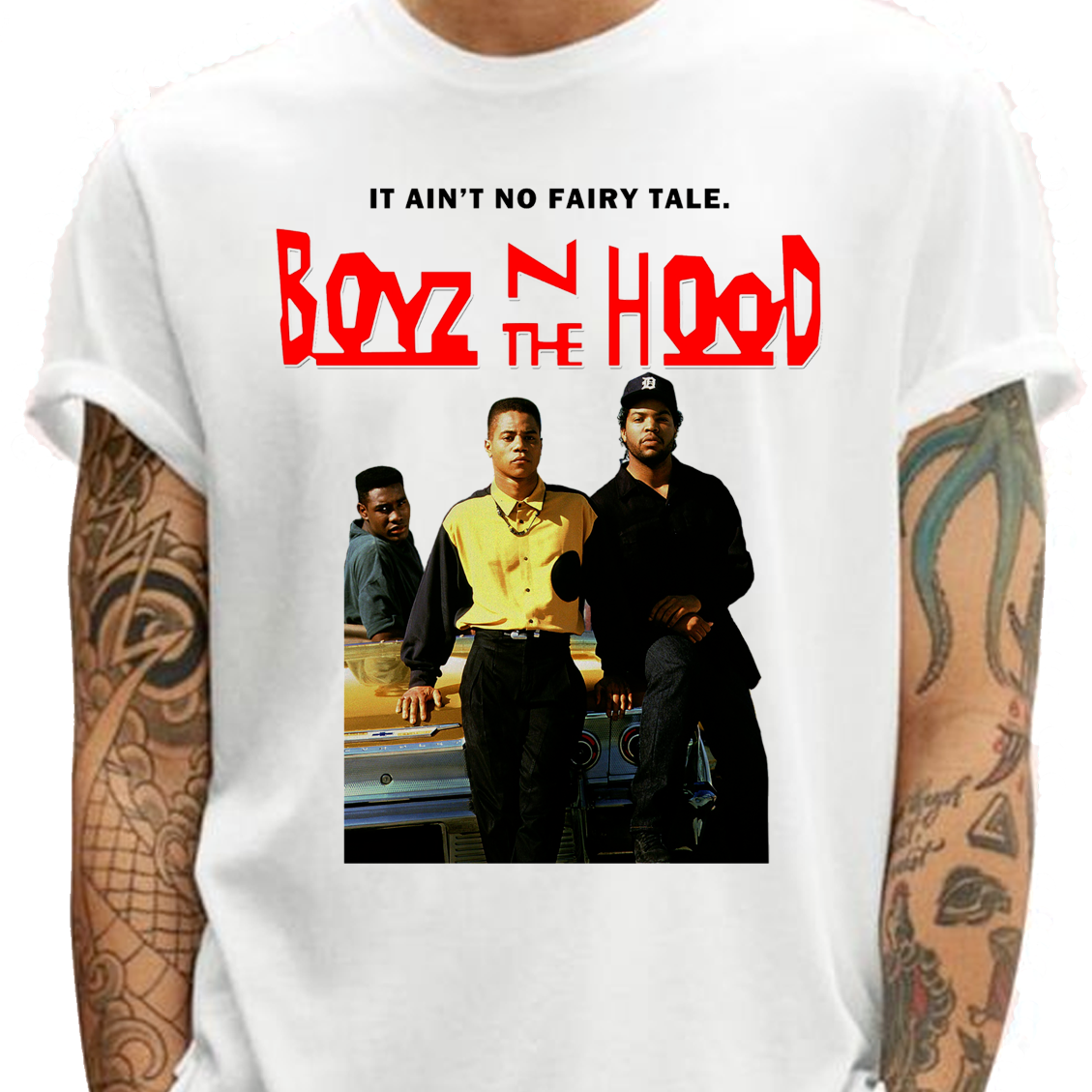 BOYZ N THE HOOD ICE CUBE Boys in The Hood T-Shirt Size South