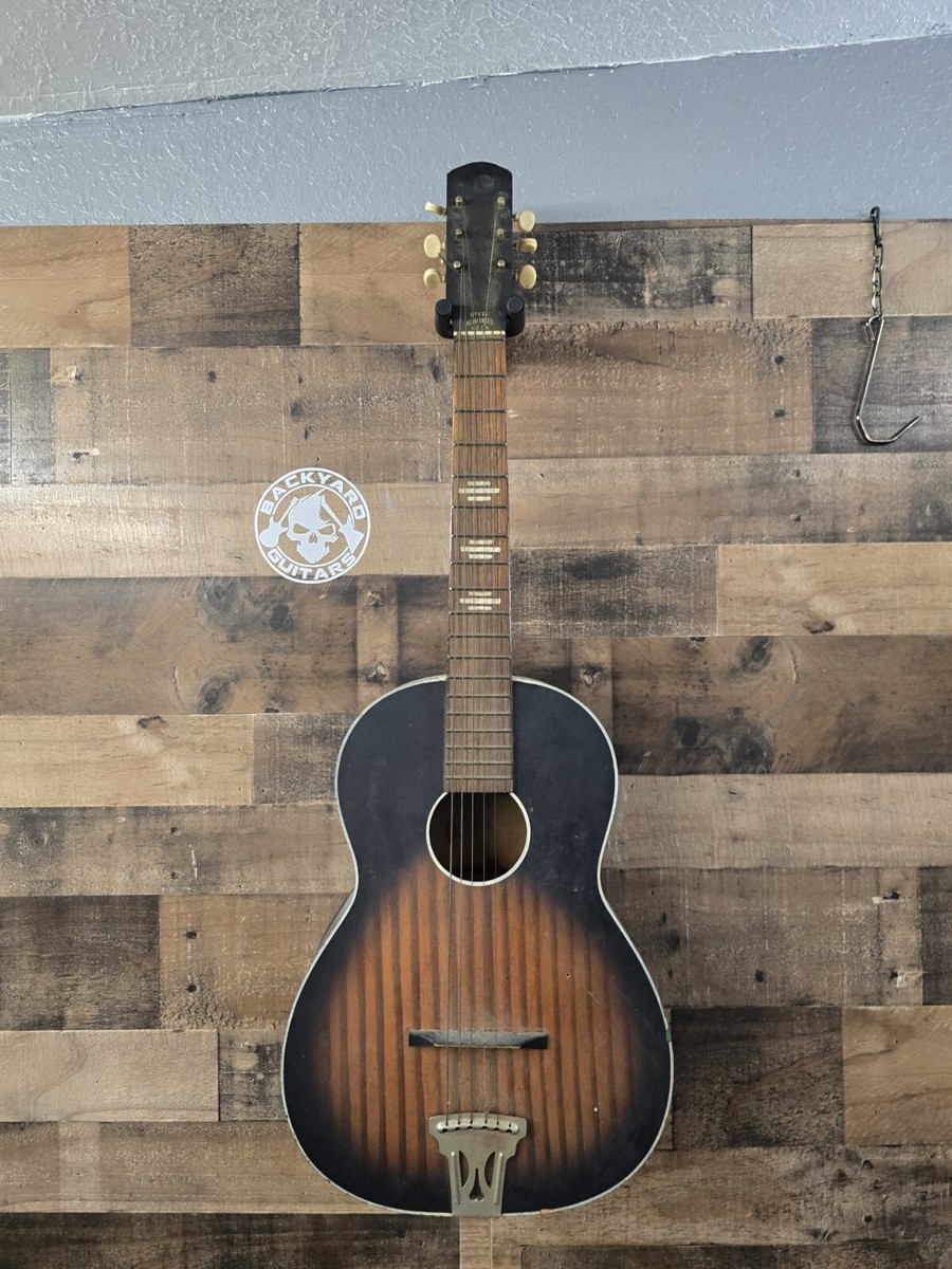 Vintage Harmony Stella Acoustic Parlor Guitar | eBay