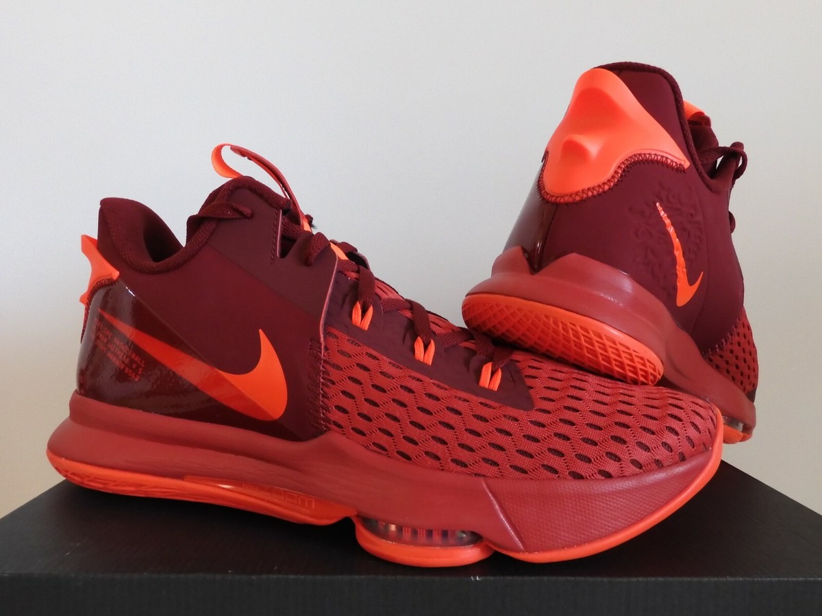 NIKE LEBRON WITNESS V 5 GYM RED-BRIGHT CRIMSON SZ 15 [CQ9380-600