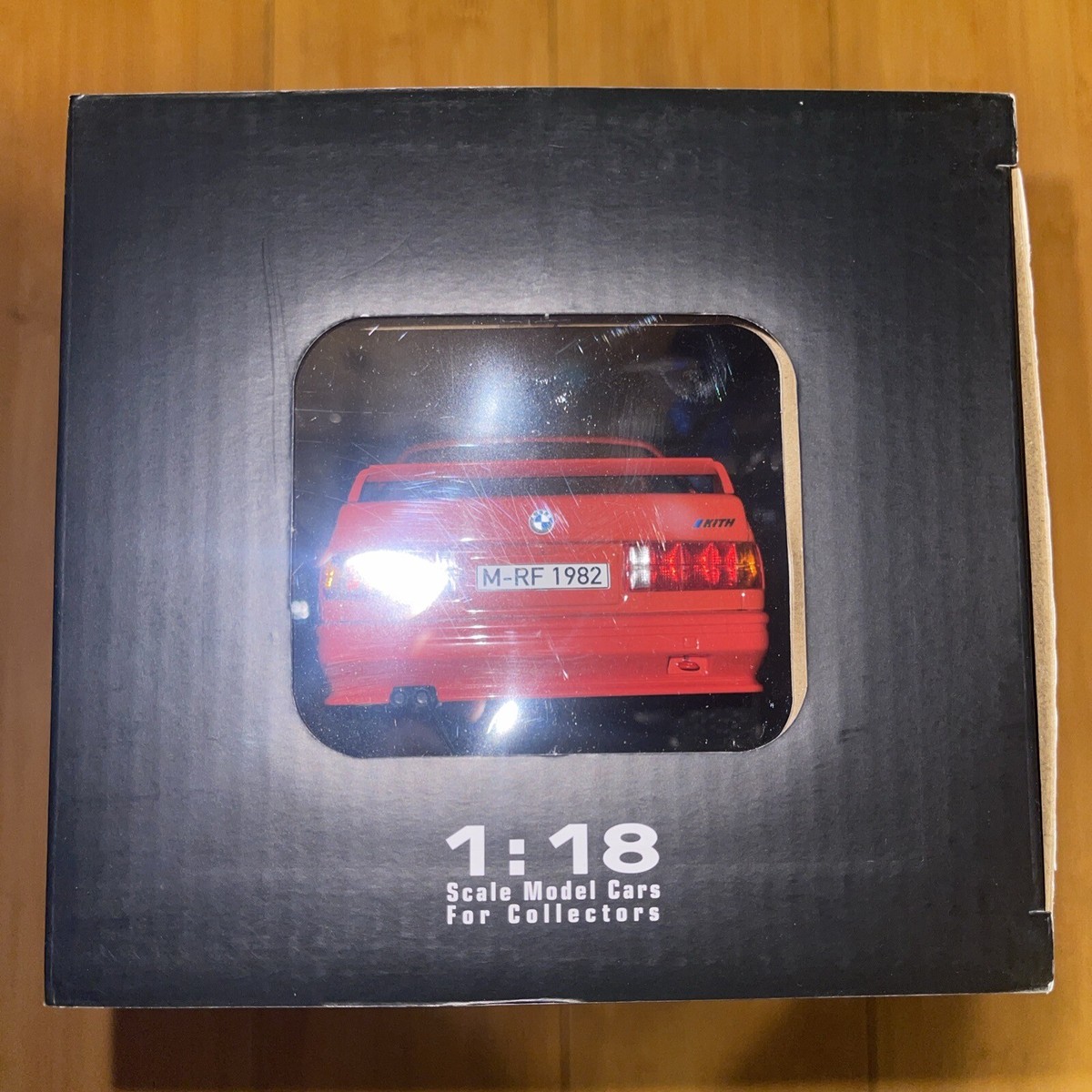 Ronnie Fieg's Kith BMW M3 E30 Red Diecast Replica 1:18 Scale Car