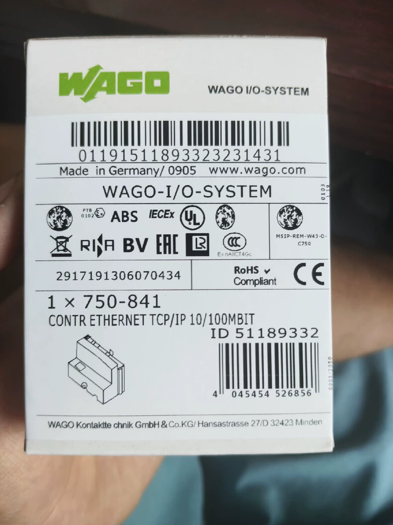 NEW WAGO 750-841 Controller Ethernet PLC Module 750-841 | eBay