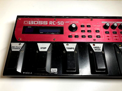 BOSS RC-50 Loop Station Pedal Looper Tested Working Great Free