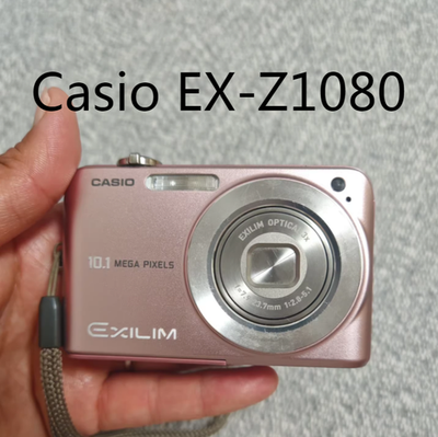 Casio Exilim EX-Z1080 10.1MP Digital Camera English Language Pink