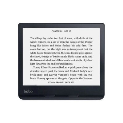 Kobo Sage 32GB, Wi-Fi, (Unlocked) 8 inch E-Book Reader - Black