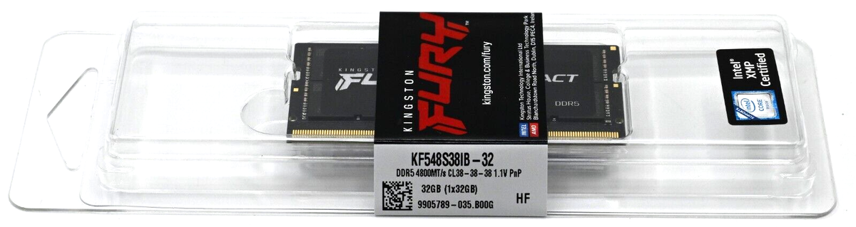 Kingston FURY Impact 32GB DDR5 4800MHz SODIMM Laptop Memory Module
