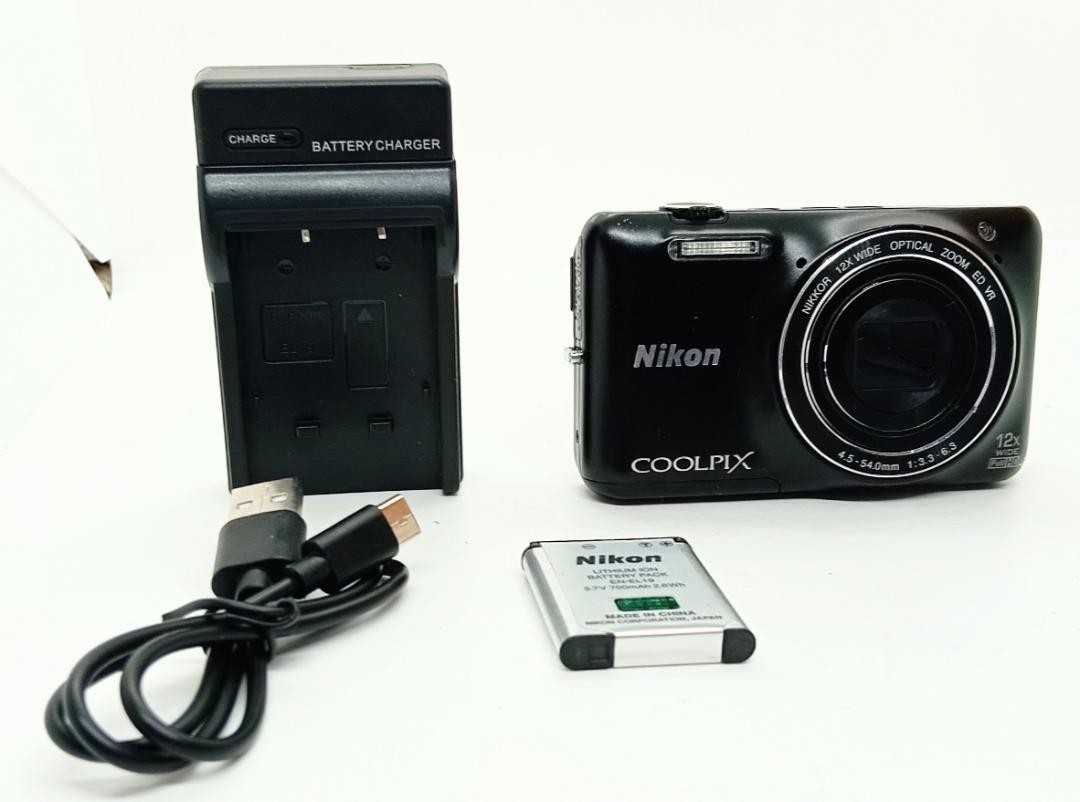 Nikon COOLPIX S6600 12x Optical Zoom Digital Camera with Charger