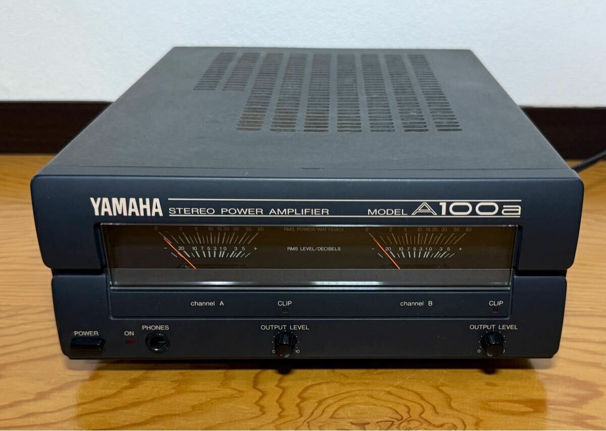YAMAHA A100a 2ch Stereo Power Amplifier Confirmed Operation Free