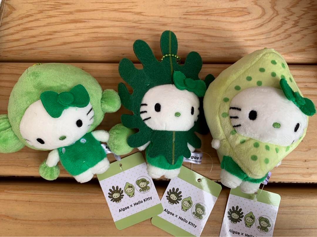 Sanrio Hello Kitty Algae Mascot 3 Set EXPO 2025 Osaka Kansai Japan