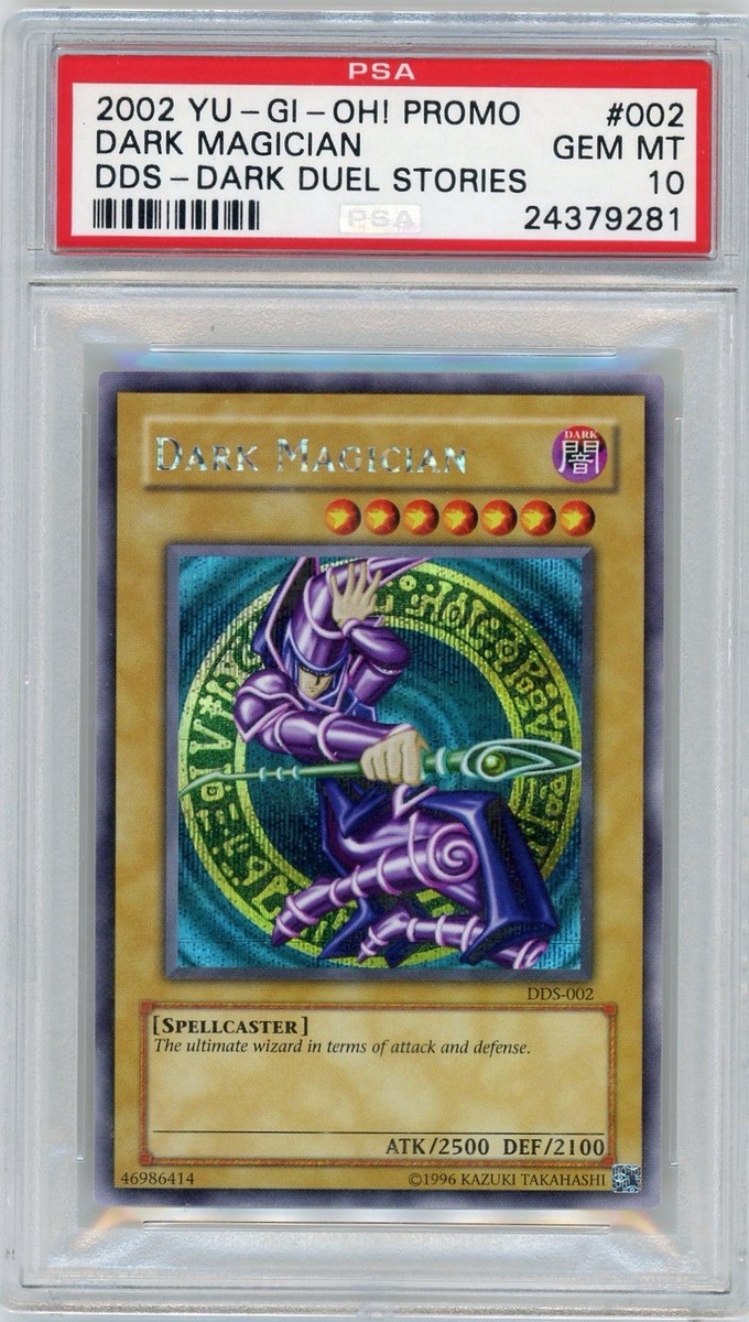 2002 Yugioh! Dark Magician DDS-002 Dark Duel Stories Secret Rare