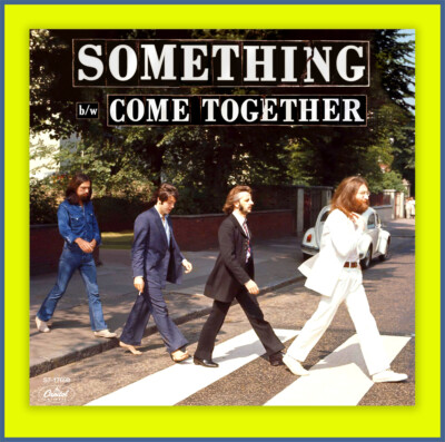 The Beatles Something b/w Come Together 45 Pic Sleeve- NO RECORD