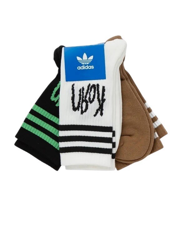 Adidas x Korn Socks Follow The Leader Limited Edition 3 Pack Large