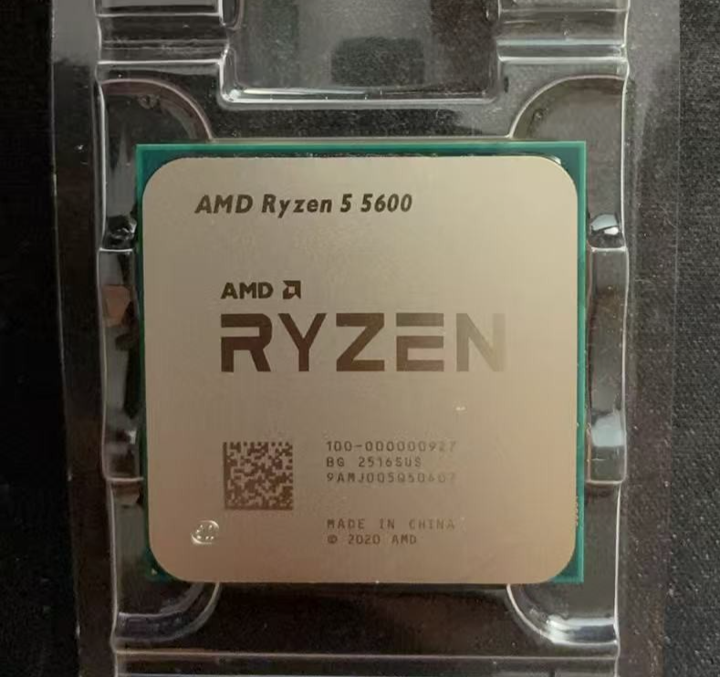 New) AMD Ryzen 5 5600 Vermeer Zen3 6-Core 12-Thread AM4 CPU