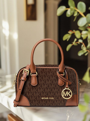 Michael Kors Thompson Extra-Small Women MK Logo Convertible